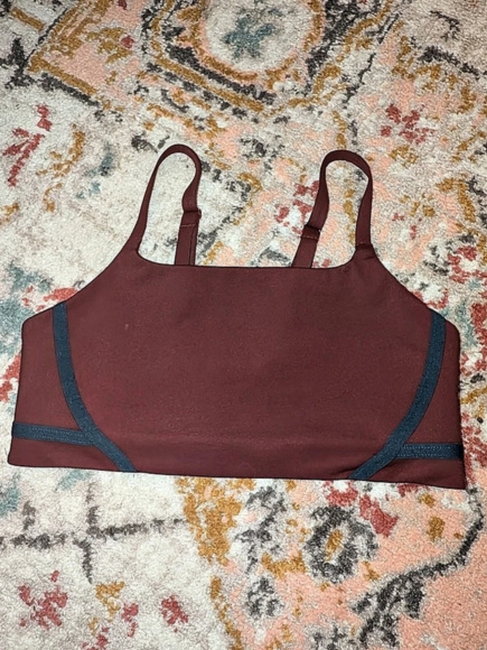 Nike One Dri-FIT Women's Sports Bra L Athletic Yoga Gym Active Burgundy